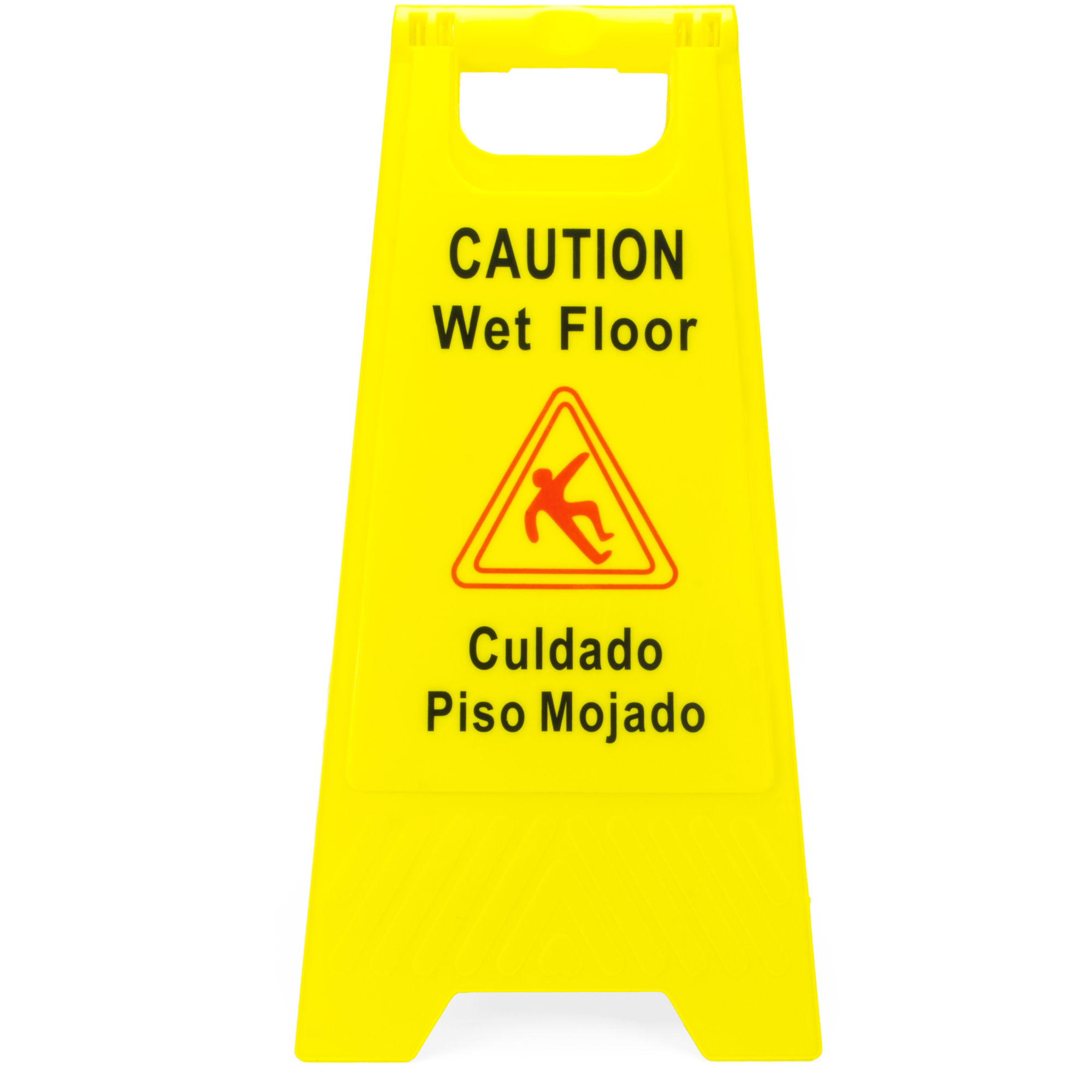 Caution Wet Floor Sign English Spanish Traumatized Com